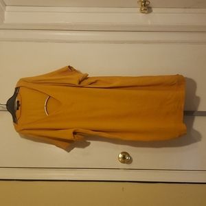 Madewell Mustard/yellow mini dress Medium